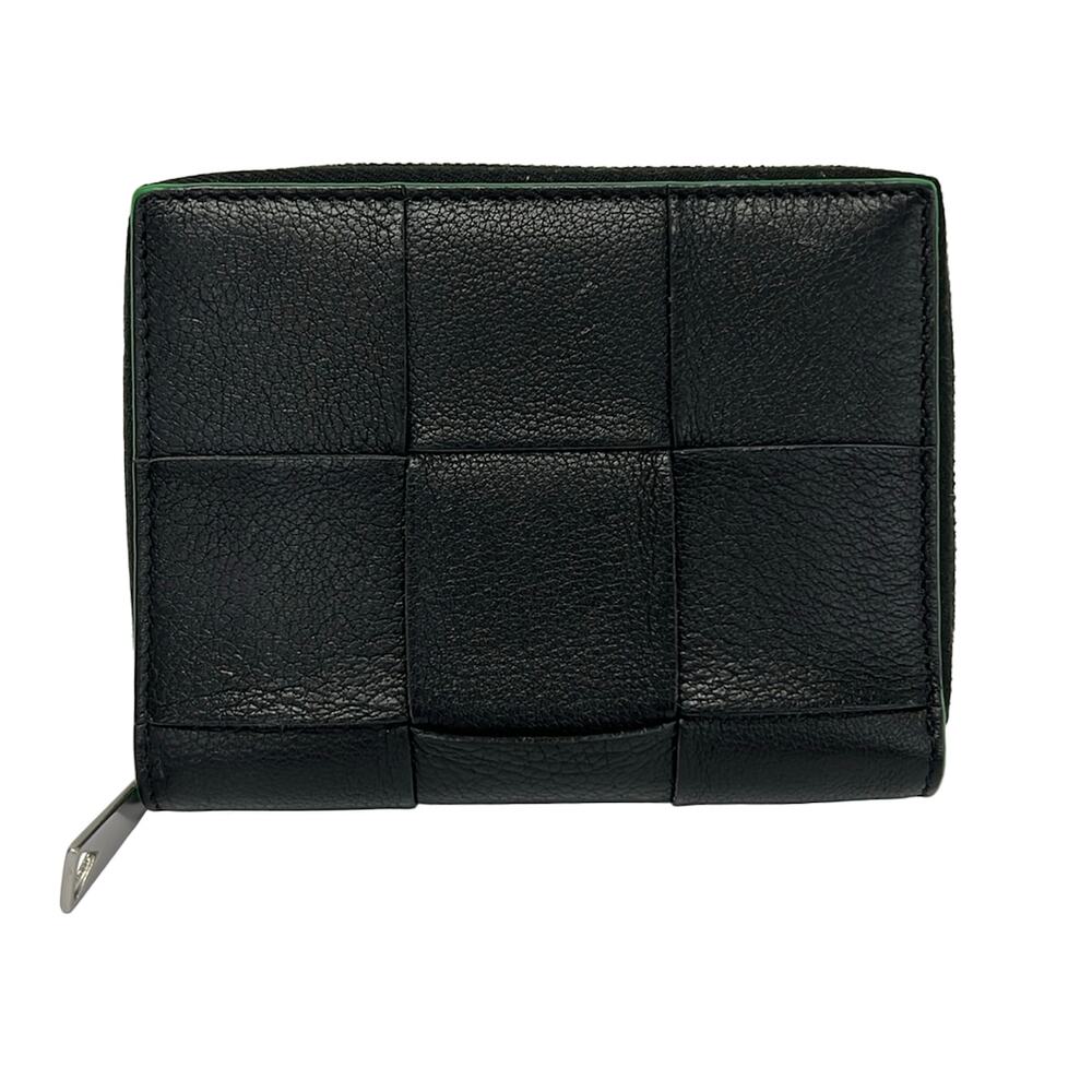 Bottega Veneta Cassette Bill Holder Black Green
